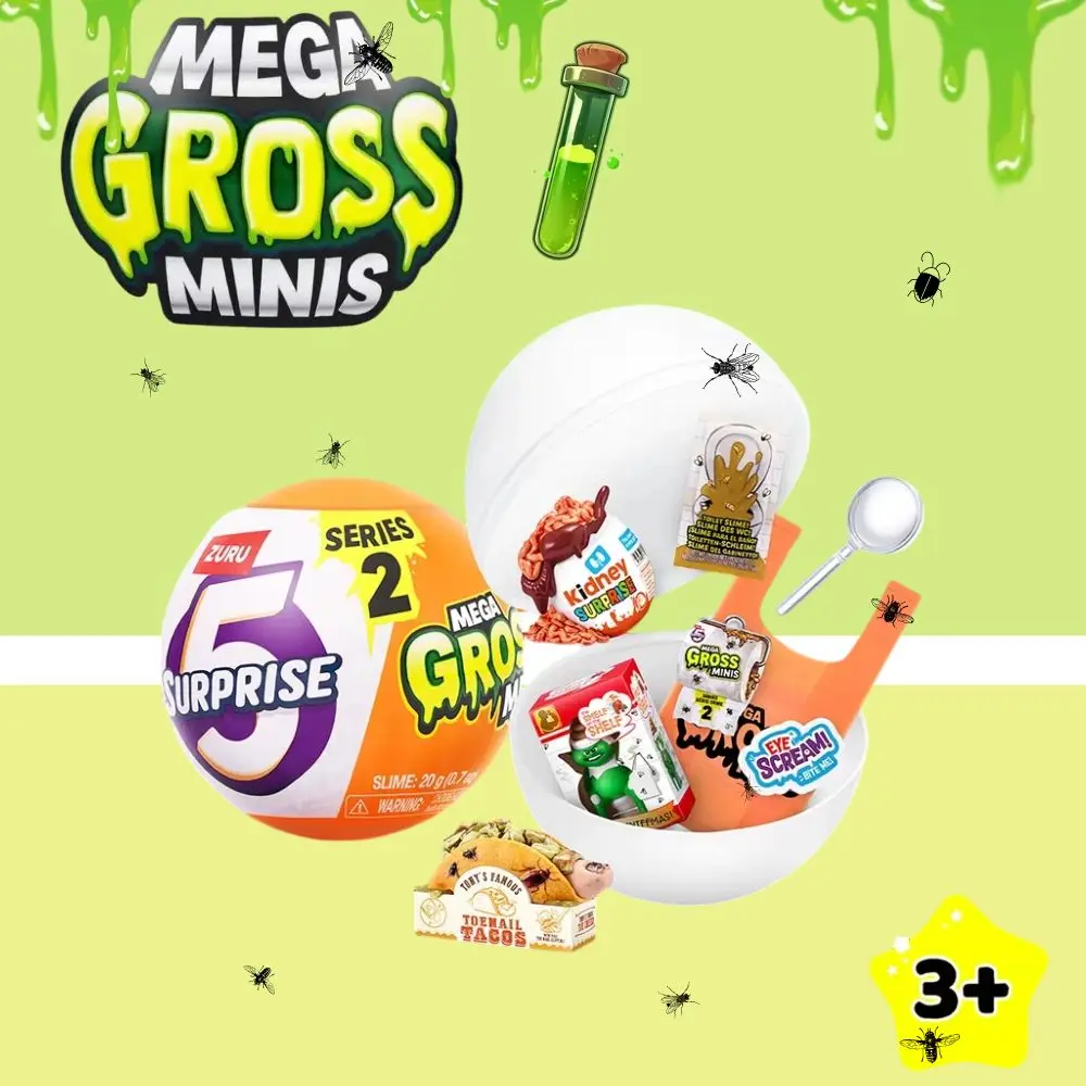

Zuru Surprise Mystery Original Mega Gross Halloween Toys Random Blind Box Mini Brands Toys Prank Gift for Boys Gag Gift