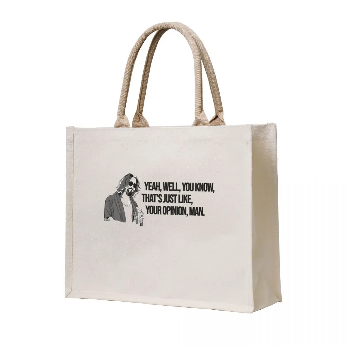 

The big lebowski, Your Opinion Tote Bag shopper bags canvas tote Gift bag bag for beach