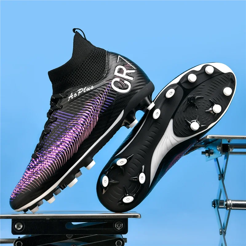 

Men's Soccer Shoes Anti-slip TF/FG Football Boots Low-Top Non-Slip Sports Soccer Sneakers Outdoor Breathable Grass Soccer Boots