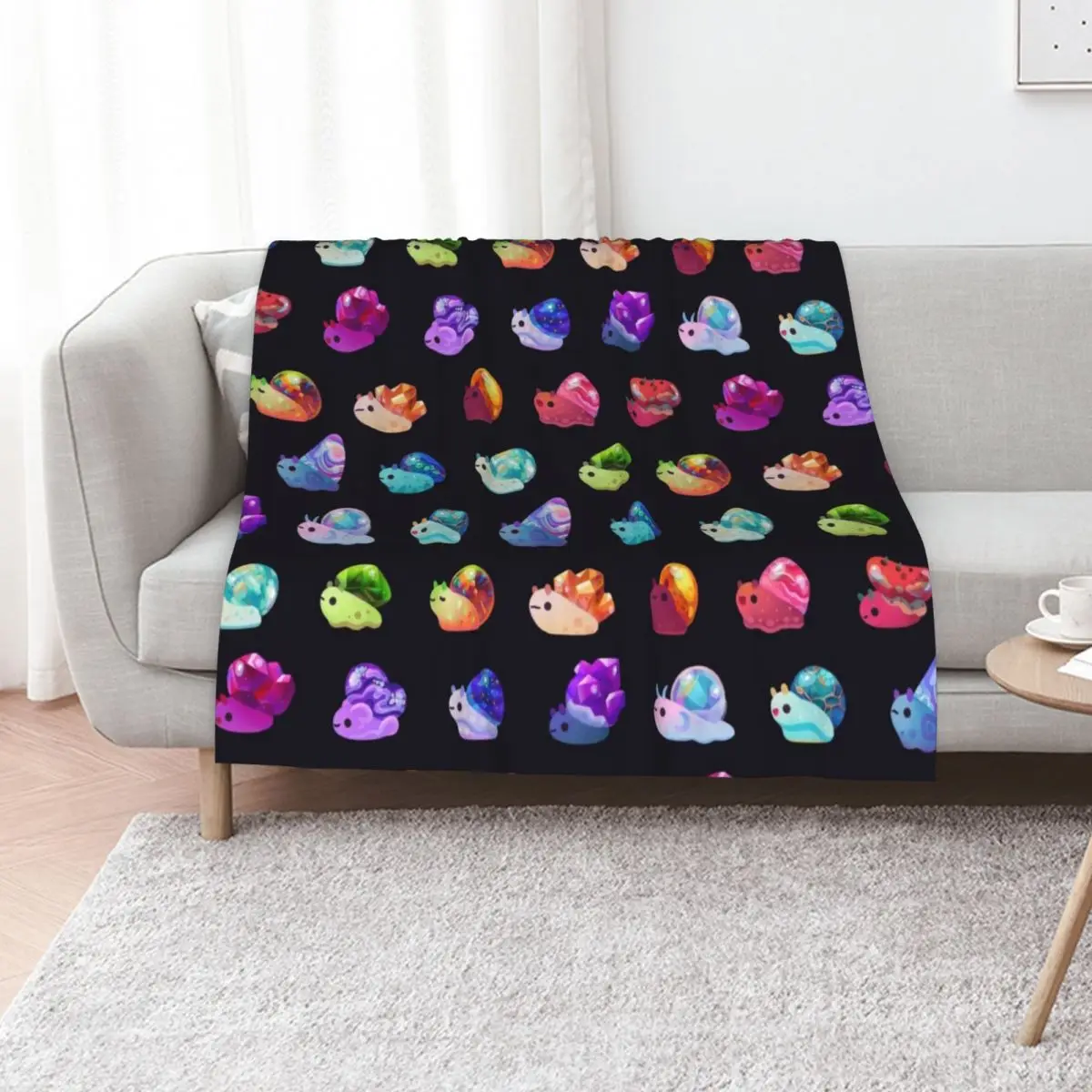 Jewel Snail Throw Blanket Kid'S Cute Weighted bed plaid Sofa Quilt Blankets