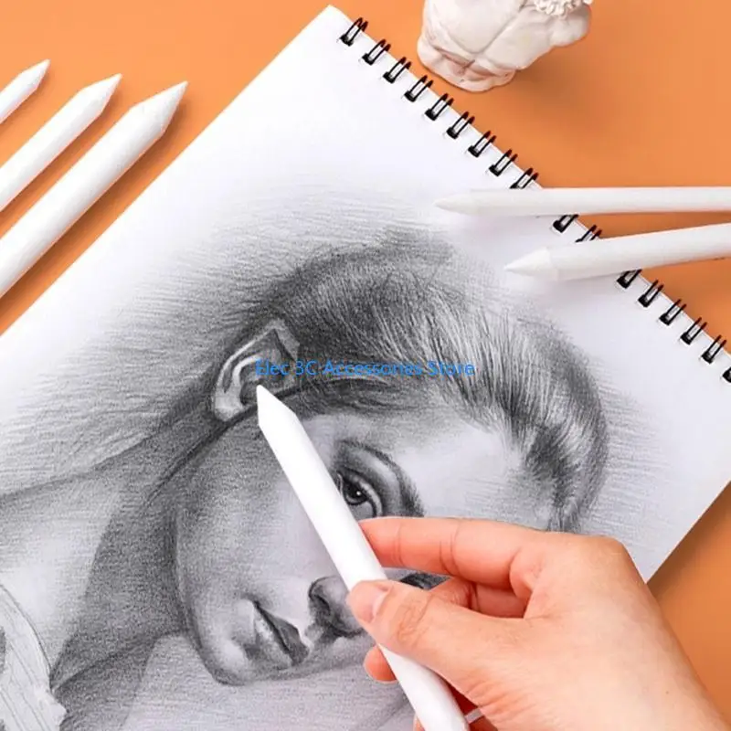 Y51A 3/9Pcs Paper Blending Stump and Tortillon Set for Student Sketch Drawing, Artist Blending Stump and Tortillion Set