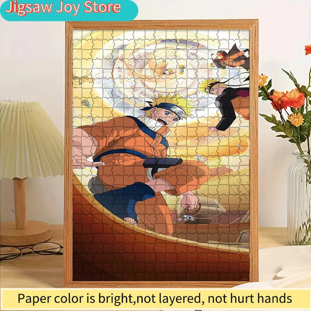 

Multiple Forms Ninja Anime Character Paper Jigsaw Puzzle, Premium Thick Paper Material, HD Dynamic Spiral Scene Printing, Relaxi