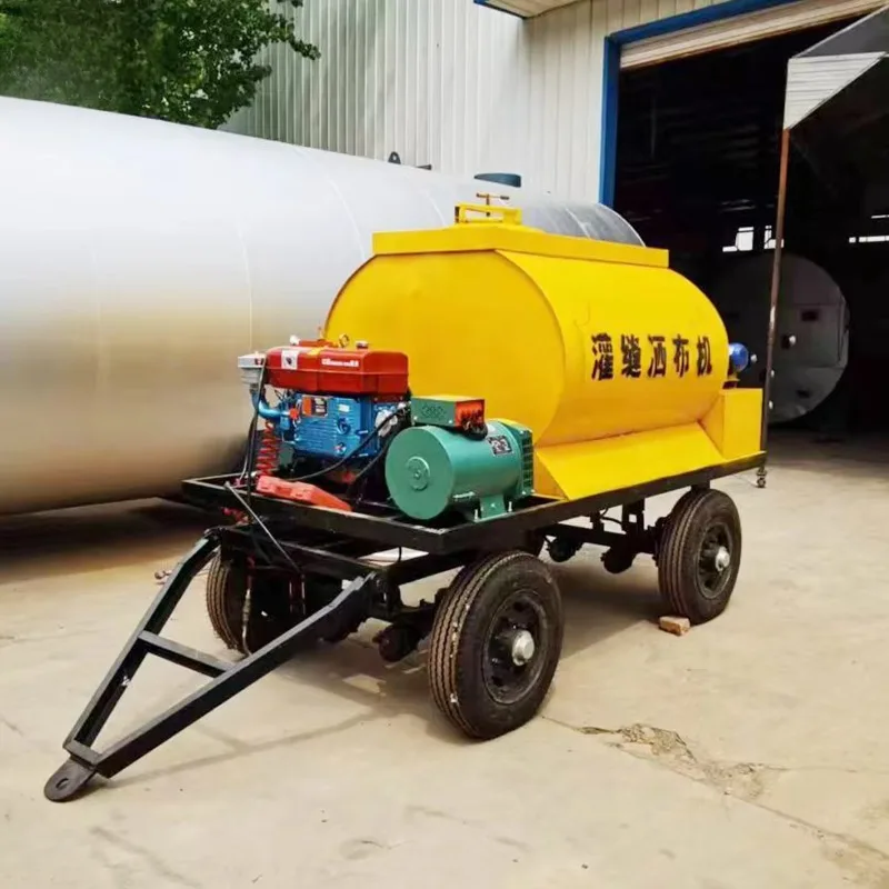 Asphalt Spreader Versatile Towed Asphalt Distributor Integrated Heating Spray System Asphalt Spreader Manufacturer in China