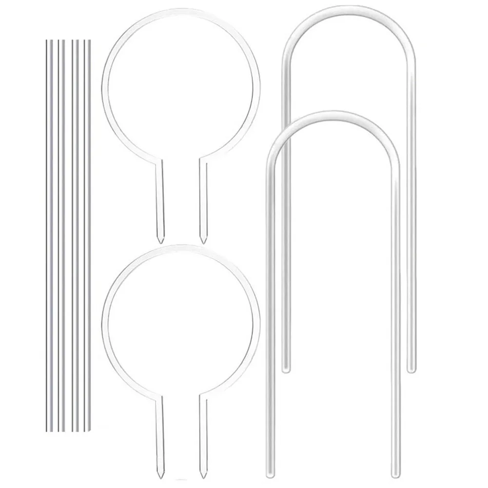 

Convenient Acrylic Plant Support for Climbing Plants U Shaped Round and Straight Options for Indoor and Outdoor Garden Use