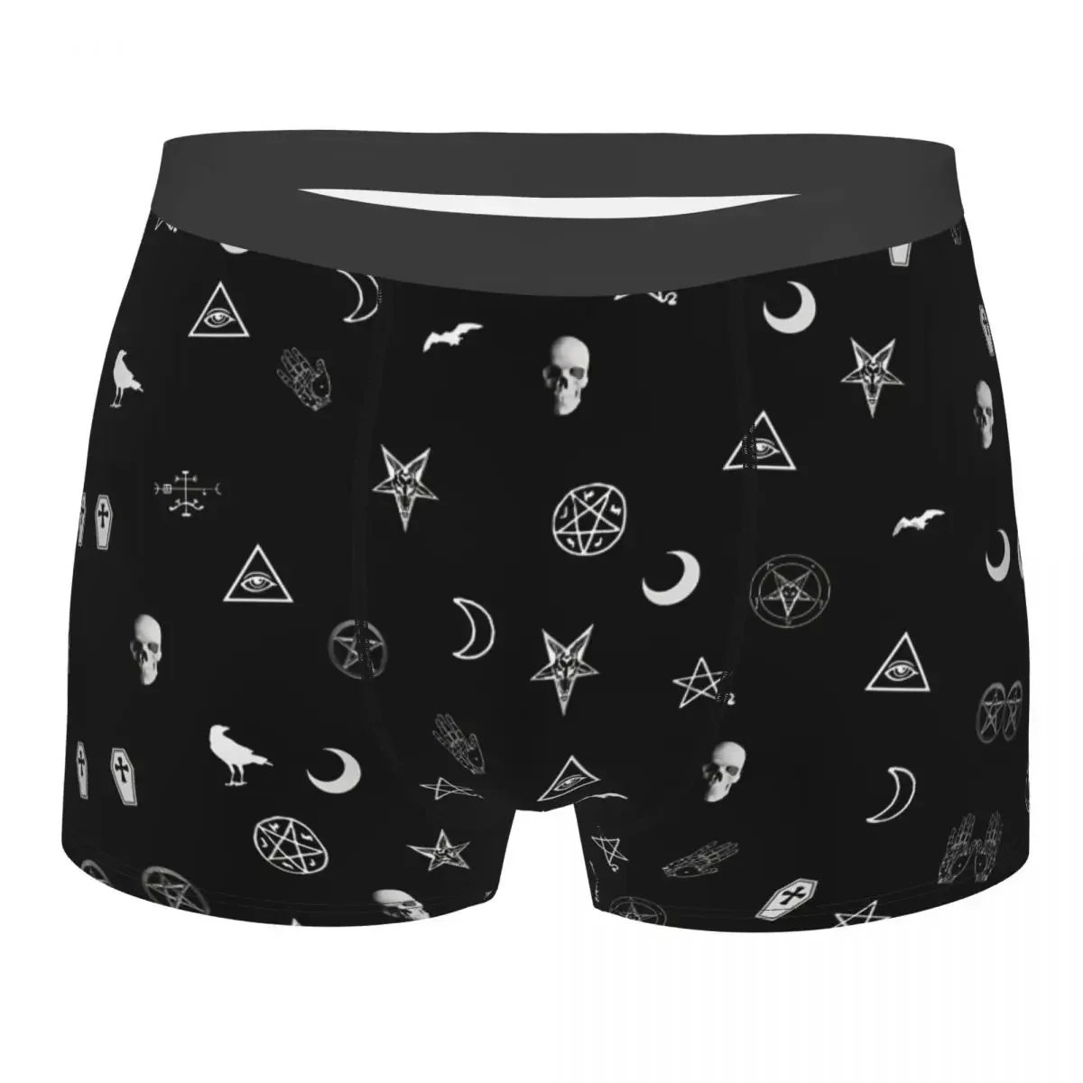 Baphomet Art Goth Pattern Underpants Breathbale Panties Man Underwear Comfortable Shorts Boxer Briefs