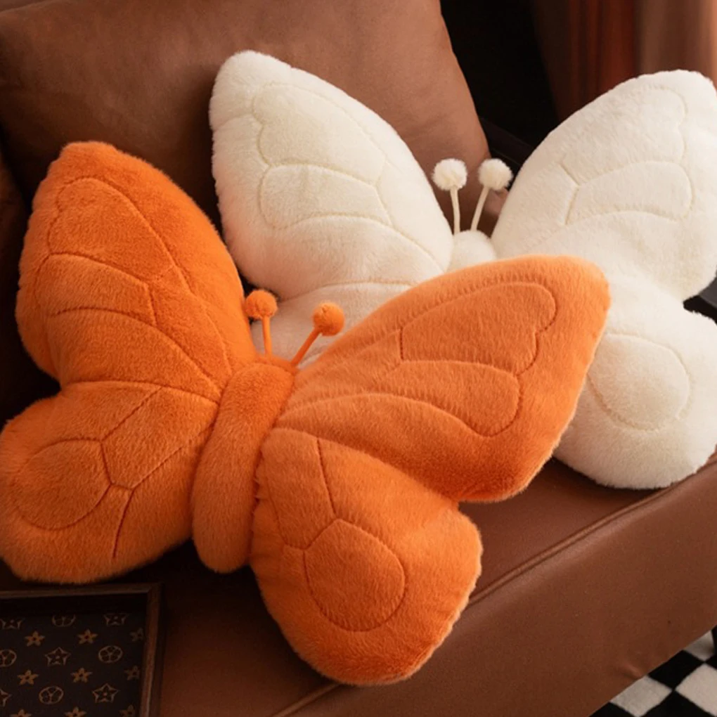 Soft Skin-Friendly Butterfly Throw Pillows For Living Rooms And Bedrooms Photo Props 3D Butterfly Throw Pillows