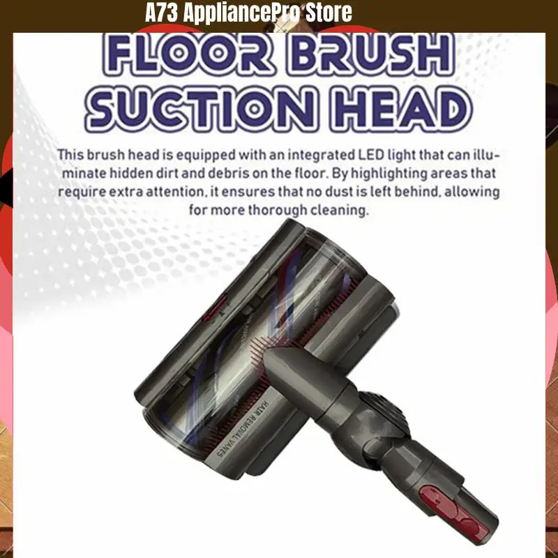 

Quick-Release Direct Drive Brush Head For Dyson V7/V8/V10/V11/V15 Vacuum Cleaner Parts For Hardwood Floor-A73Z
