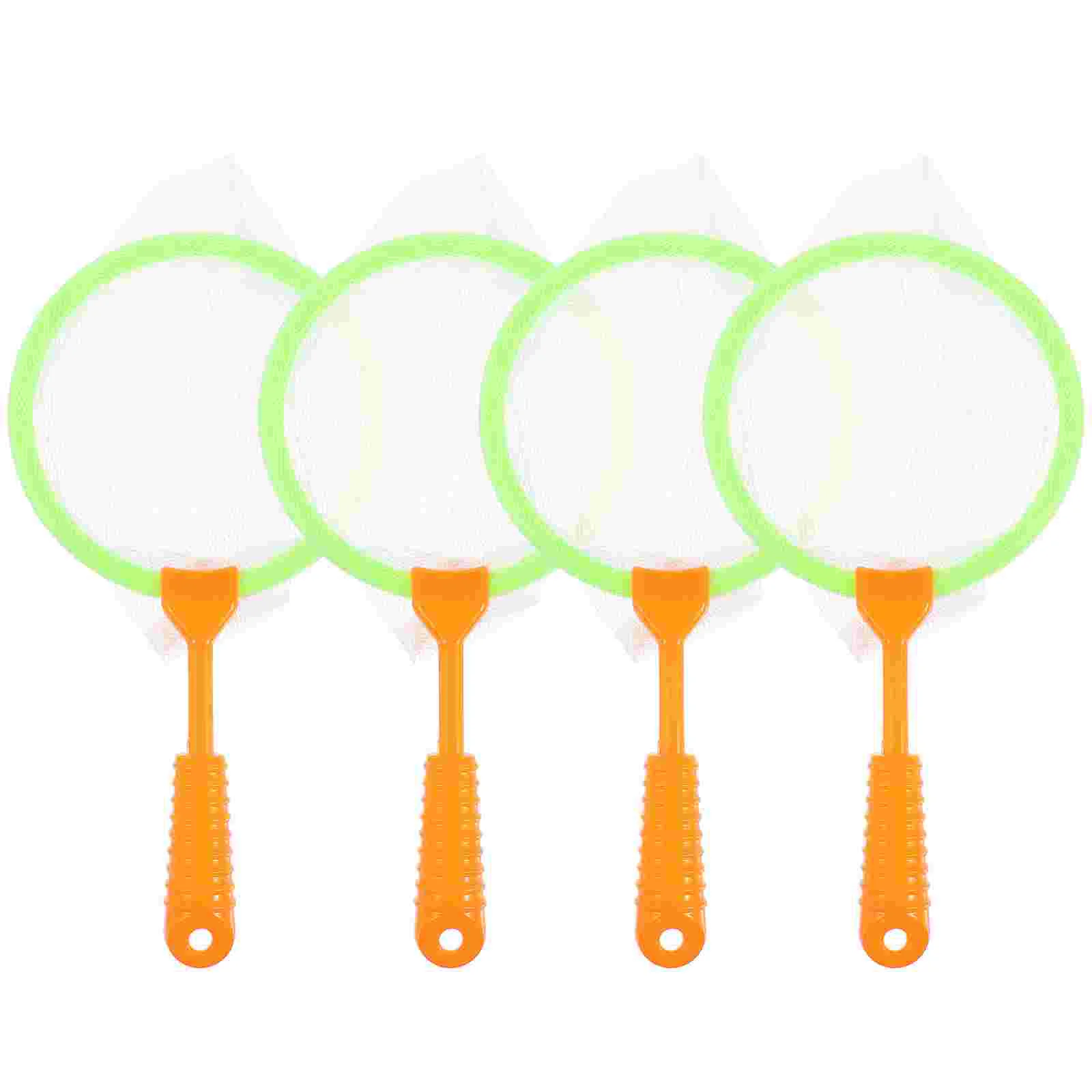 4 Pcs Butterfly Net Child Toy Bath Catcher Nets Colored Fishing Toys