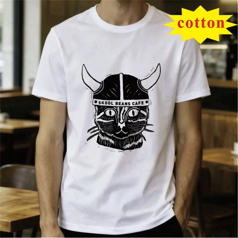 Wickie Vicky, o Viking e os Homens Fortes de Flake, experimentam aventuras emocionantes, camisa de algodão com desenho vintage.