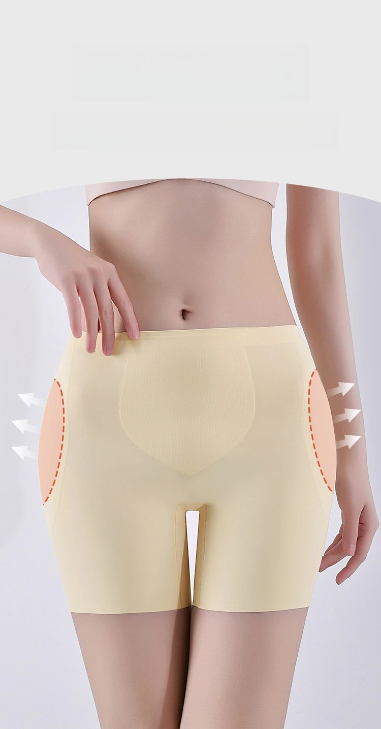 VILIS سراويل داخلية عالية الخصر لتشكيل المؤخرة بدون خياطة ملابس داخلية من الحرير الجليدي قابلة للتنفس غير مرئية للتخسيس للنساء