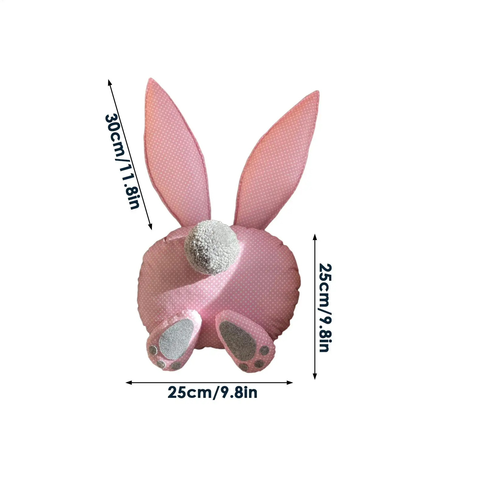 Coniglietto pasquale morbido 3D compatto bambola delicata coniglietto di peluche per amici di famiglia donne bambini ragazzo ragazza compleanno casa stanza interna