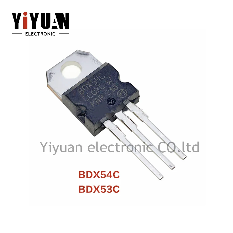 10PCS NEW BDX53C BDX54C TO-220 Darlington transistor