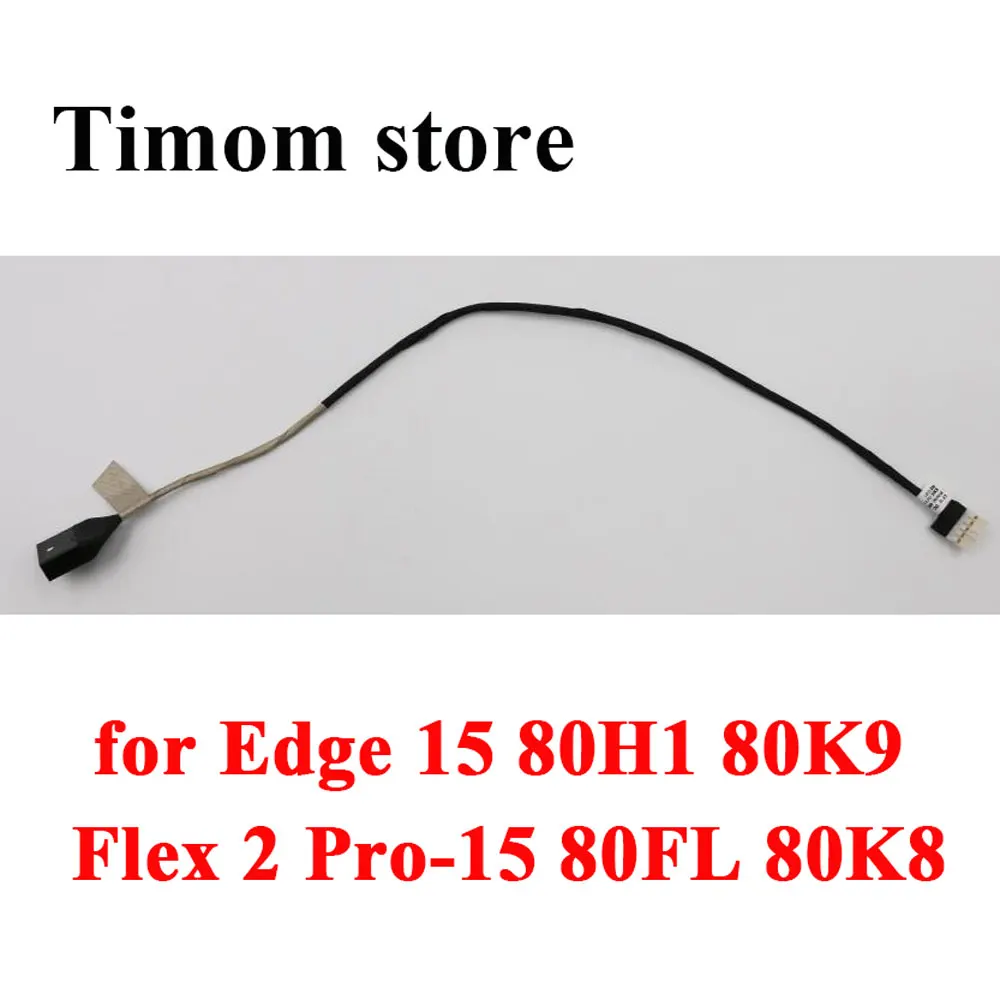 

450.00W04.0011 DC-IN Power Jack Cable for Flex 2 Pro-15 80FL 80K8 Flex2-15 Edge 15 80H1 80K9 5C10G91180 Charging Socket Connecto