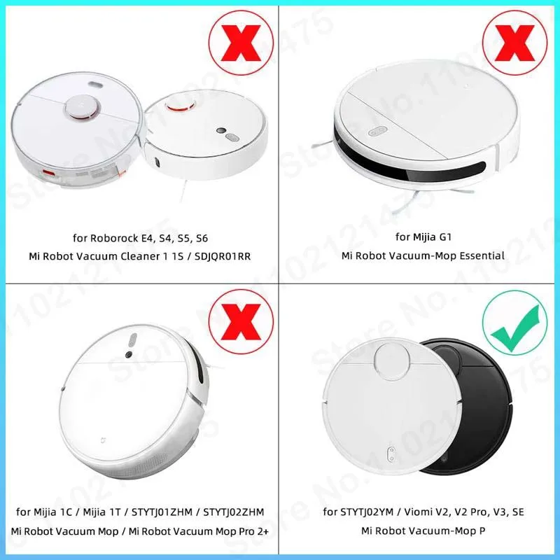 Main Side Brush Hepa Filter Accessories For Xiaomi Mijia Robot Vacuum Mop P 2S 3C STYTJ02YM Mi Robot XMSTJQR2S STYJ02YM Parts