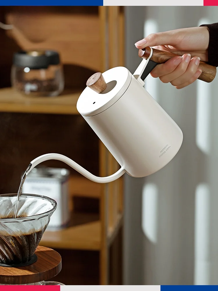 

Bincoo Stainl Steel Coffee Dripper Long Spout Anti-Scalding Hand-Poured Coffee Pot Home Coffee Brewing Utensils