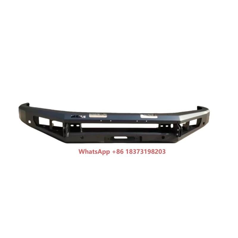 2016+ for Nissan Titan 4x4 Off-Road Front Bumper with Winch Bracket Black Bull Bar Fog Light Bumper-Heavy-Duty Steel New