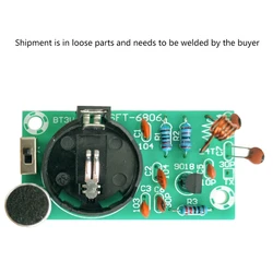 Simple DIY FM Wireless Microphone Parts Electronic Training Kit Hot