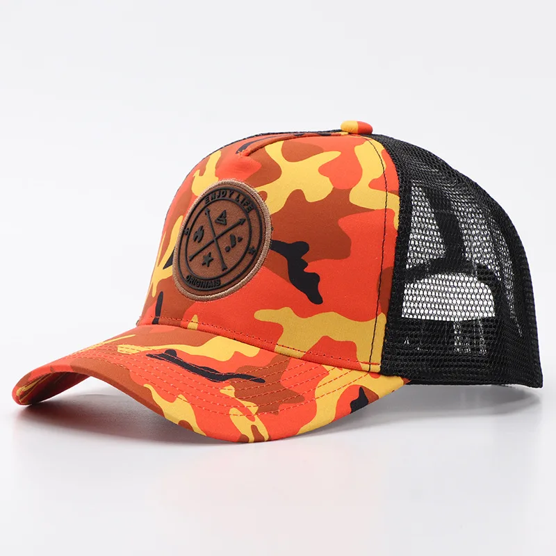 Neue Sommer Mesh Baseball Cap Frauen Männer Brief Patch Snapback Hut Casual Atmungsaktive Unisex Straße Hip Hop Trucker Caps – Detail 16