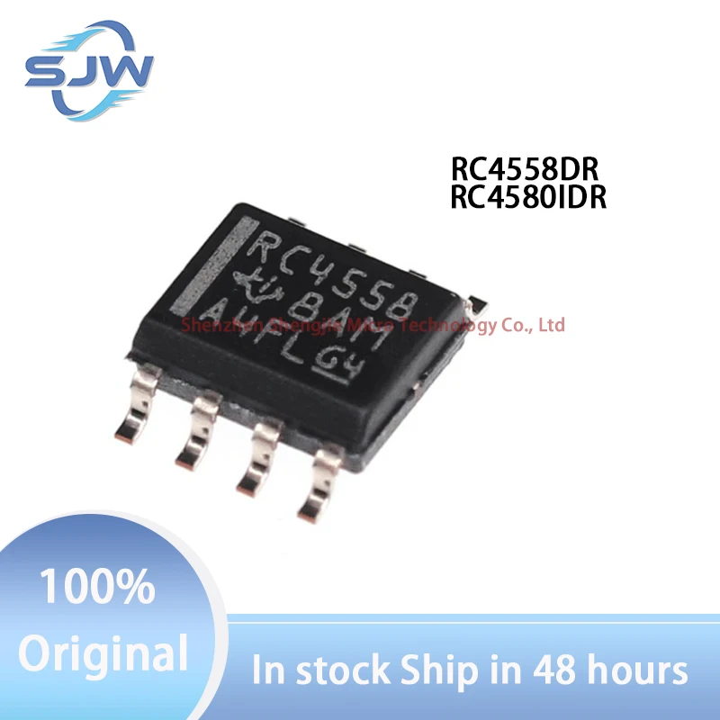 

RC4558DR RC4580IDR screen printing RC4558 R4580I encapsulation SOIC8 Amplifier chip