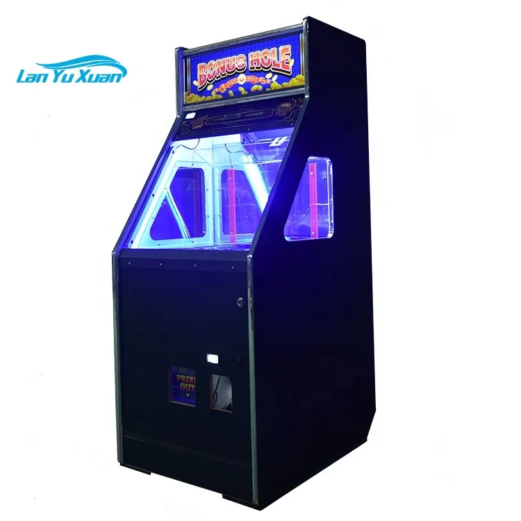 Coin Operated Game Machine With Ticket Coin Pusher Quarter Game Machine Bonus Hole Coin Pusher