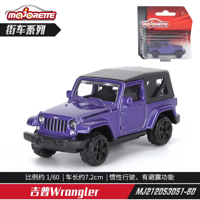 

Majorette Street Cars JEEP WRANGLER ROLLCAGE 1/64 Die-cast Model Collection Toy Vehicles