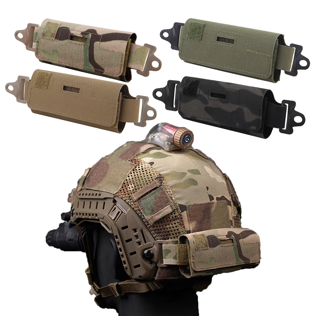 Tactical Helmet Counterbalance Weight Bag NVG Counterweight Pouch for OPS-Core Fast BJ PJ MH Helmets Hunting Airsoft Accessories