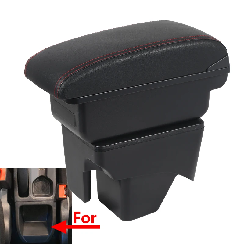 

Для Volkswagen VW TERA: Центральный подлокотник-бокс для хранения с USB и Type-C, аксессуары для модификации интерьера