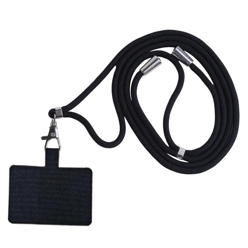 NEW Adjustable Phone Lanyard Detachable Neck Cord Lanyard Strap carabiner Compatible pendant with card for mobile key fob colors