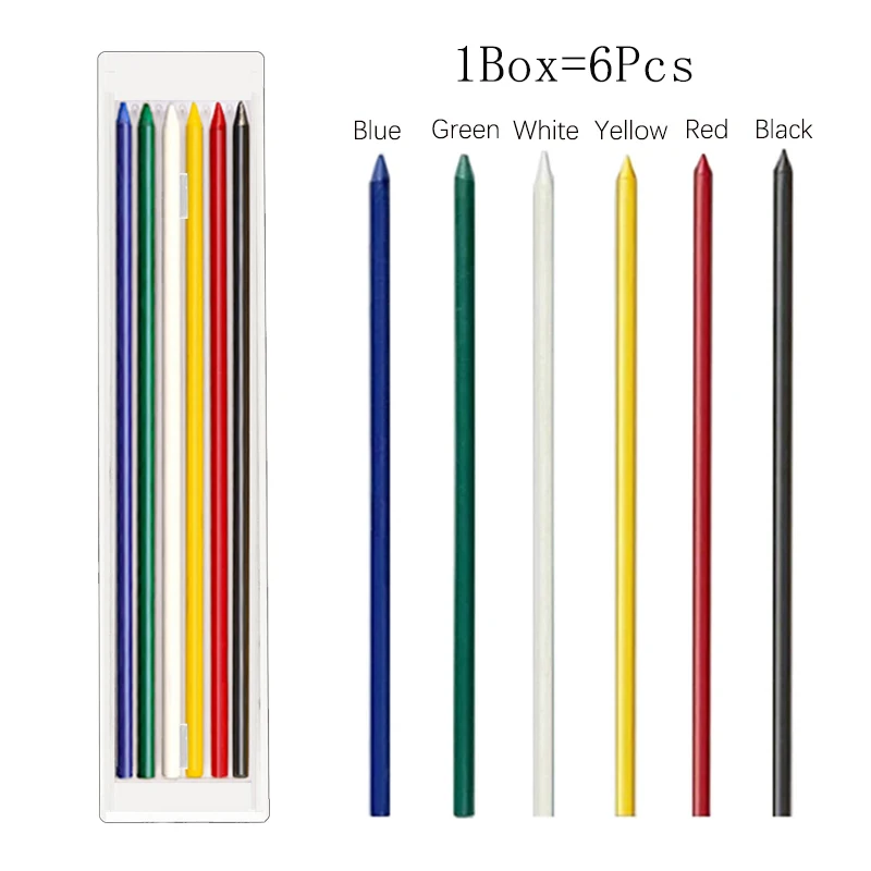 3 Box/Set 2B 2,8mm Holzbearbeitung Mechanische Bleistift Austauschbare Mine Tiefe Loch Markierung Architektur Malerei Bleistift Mine Kern – Detail 5
