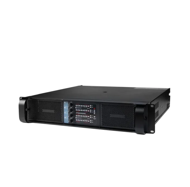 Channels Professional Power Amplifier FP20000Q DJ Amplifier HOT SALE 5000W 4 Subwoofer 15 Speaker 4 