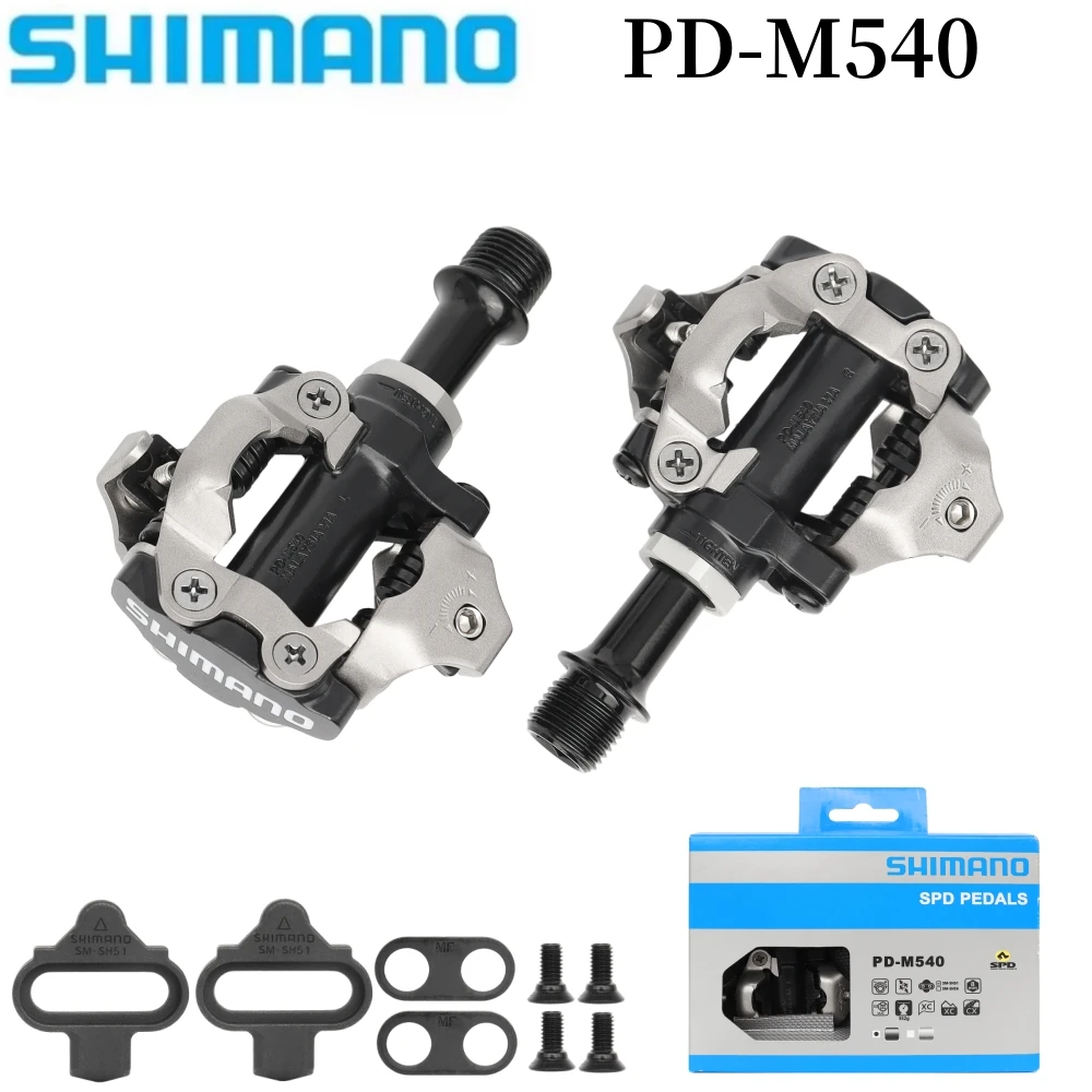 

SHIMANO Original PD M540 MTB Mountain Bike Pedal Self-Locking Pedals With SH51 Cleats Bicycle Part Pedals ﻿