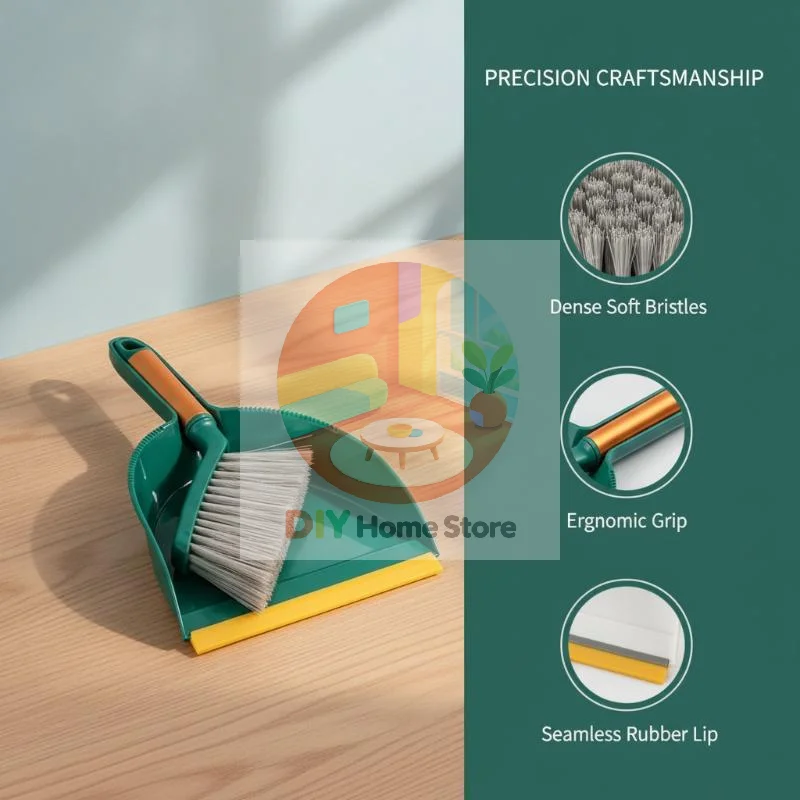 1 Set Mini Cleaning Brush And Dustpan Set - Handheld Sweeping Brush And Dustpan, Desktop Cleaning Brush