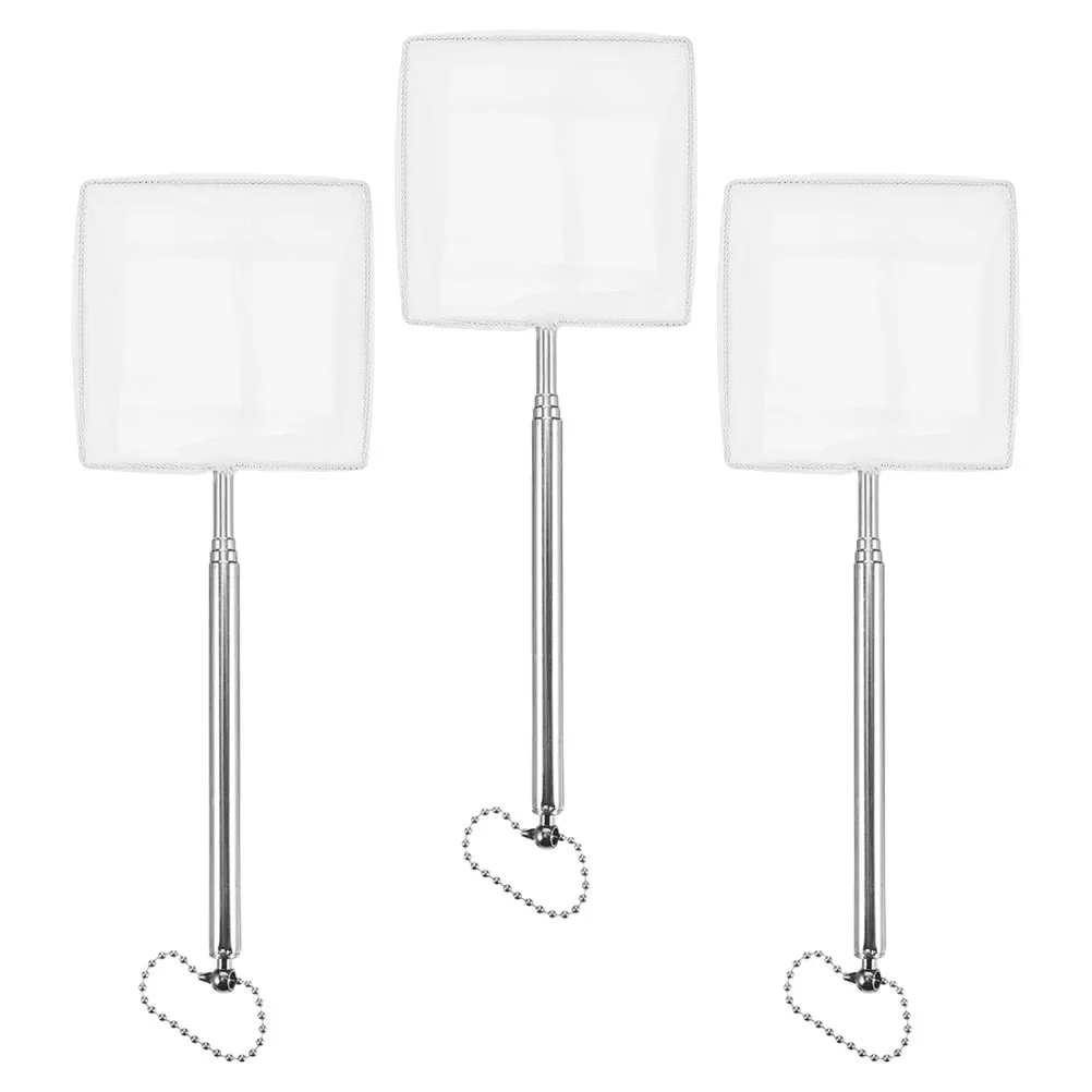 

3Pcs Telescopic Fishing Net Portable Stainless Steel Mesh Scoop Gear Freshwater Saltwater Fish Scooper Net Fishing Scoop