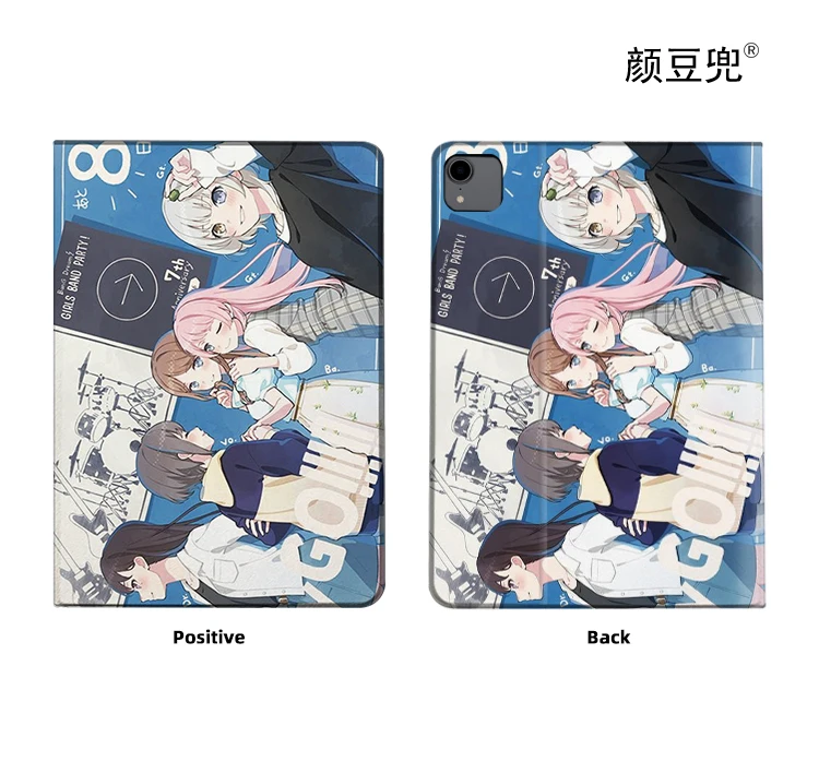 BanG Dream! It's MyGO Anime For Samsung Galaxy Tab A7Lite 8.7 2021 Case S9 FE Plus Tri-fold stand Cover Galaxy Tab S6 Lite S8 S7