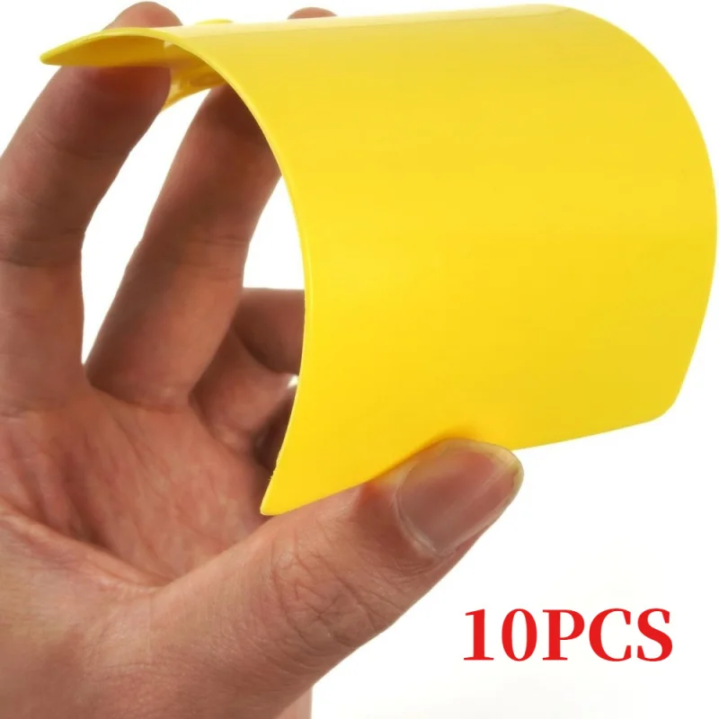 케이블 타이 및 지퍼 타이가 포함된 대형 쓰기 가능 플라스틱 태그 10개 - 둥근 모서리가 있는 변조 방지 고강도 물류 라벨