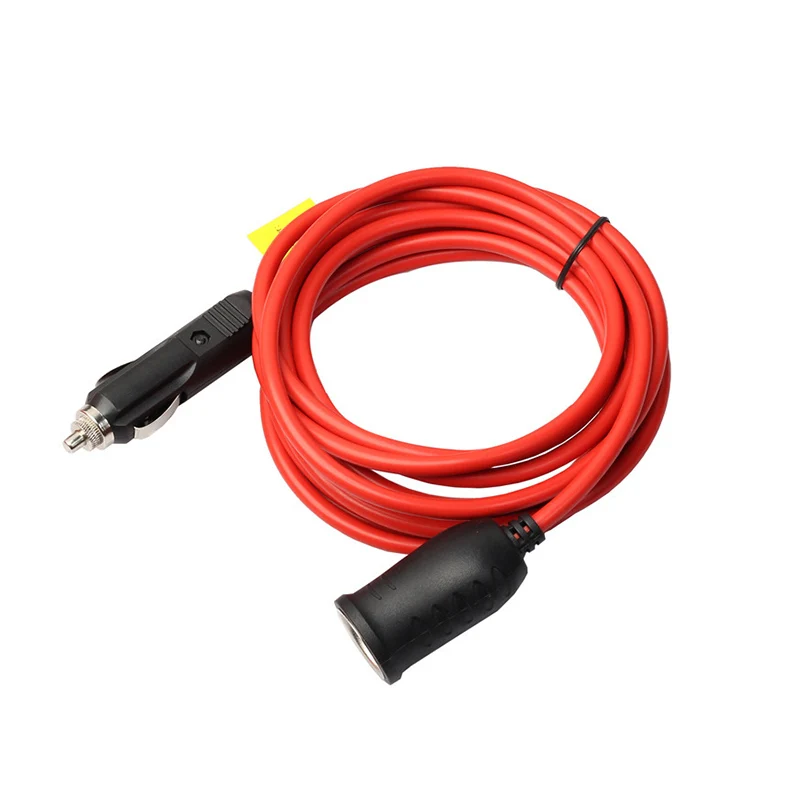 3.6M 12V/24V 15A Car Cigarette Lighter Extension Cable Female Cable Car Charger Cigar Lighter Socket Cigar Jack Multi Socket