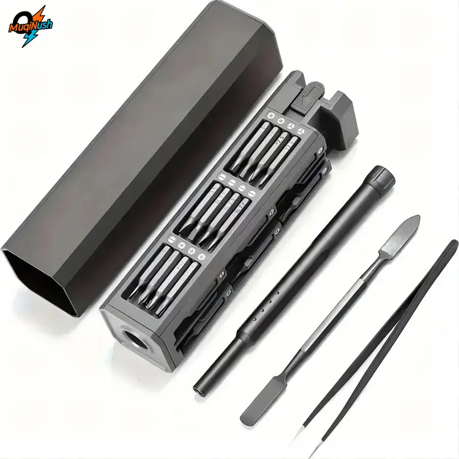 

MuqiNush 44 in 1 Repair Tool Outdoor Screwdriver Set Precision Magnetic Screw Driver BitsMini for Home Appliances Phone Watches