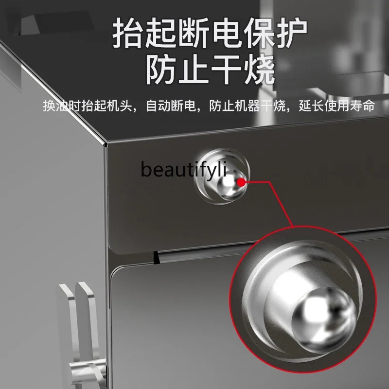 Electric fryer Commercial large-capacity fritters Special head-up fryer Electric fryersmt61