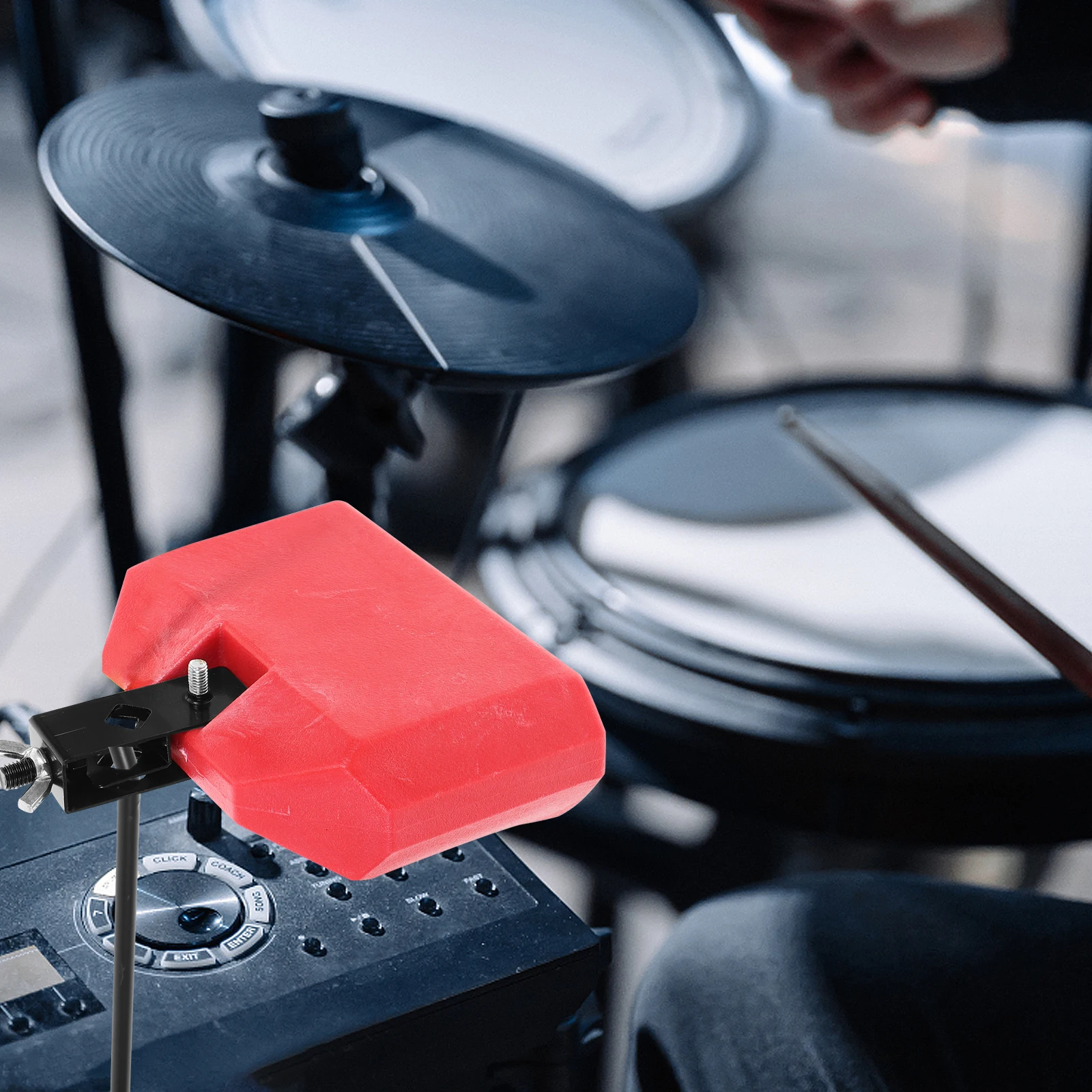 

Latin Music Cowbell High Low Sound Knocker Drum Percussion Instrument Part Accessories Plastic Latin Cowbell For Drum Set