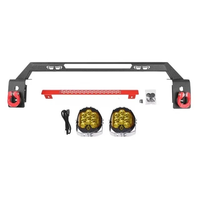 

High Quality Off Road Accessories Bull Bar Modified Front Bumper LED Spotlight Mount Bracket for GWM Tank 300custom