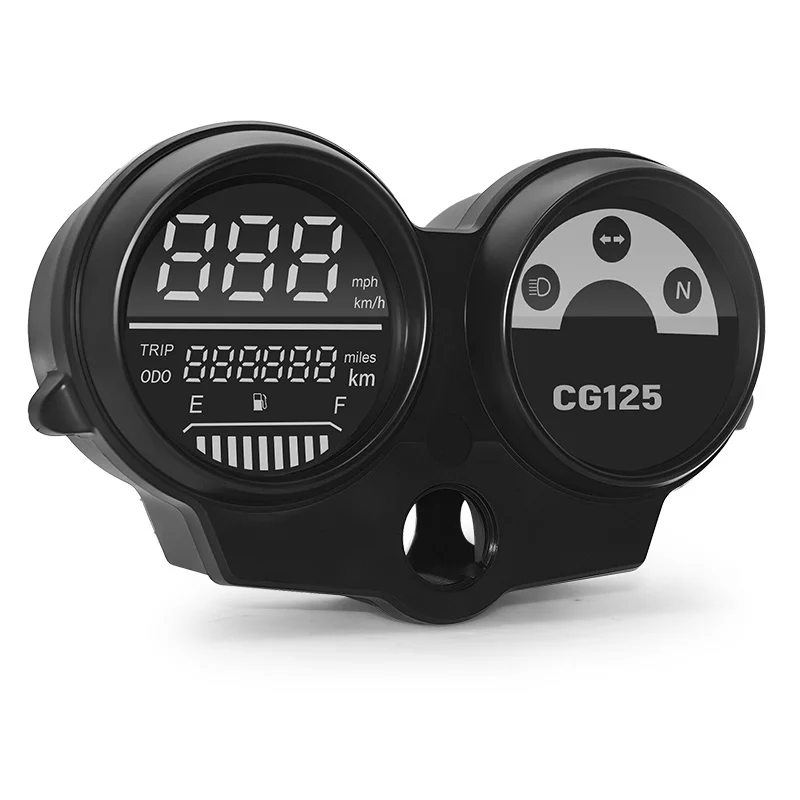 High Quality Motorcycle LED Digital Dashboard Replacement Tachometer GaIuge Odometer for Honda CG125 Fan125 Titan125