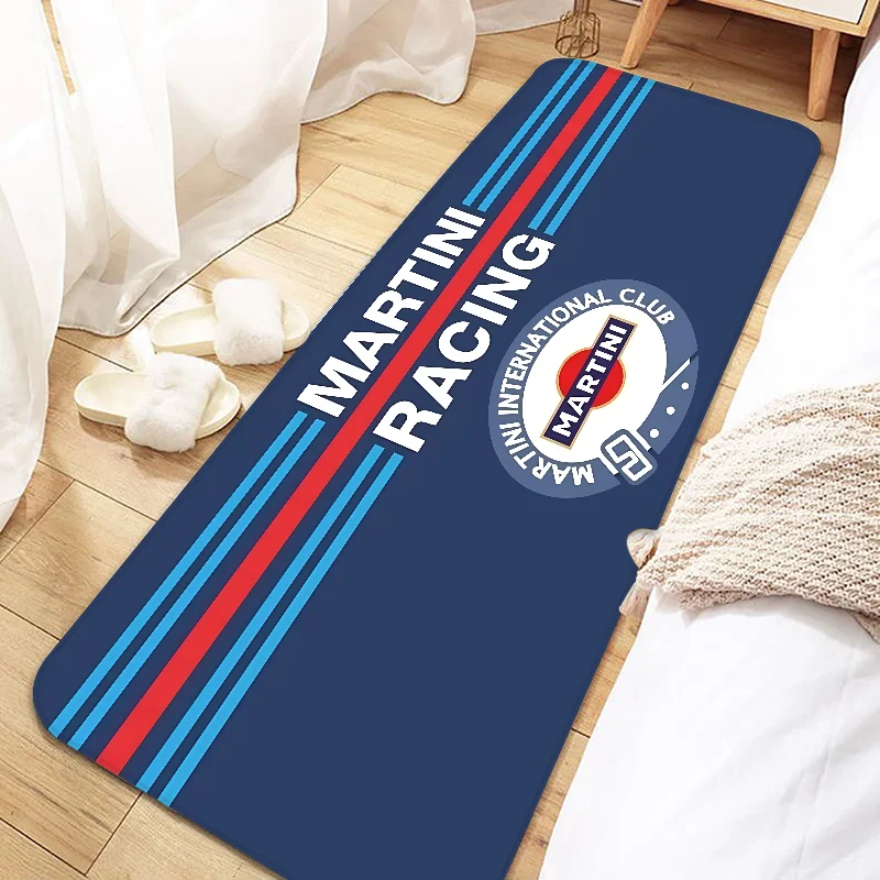 Racing Martini Door Mat Entrance Non-slip Doormat Washable Kitchen Carpet Living Room Hallway Rugs Bathroom Bath Door Mats