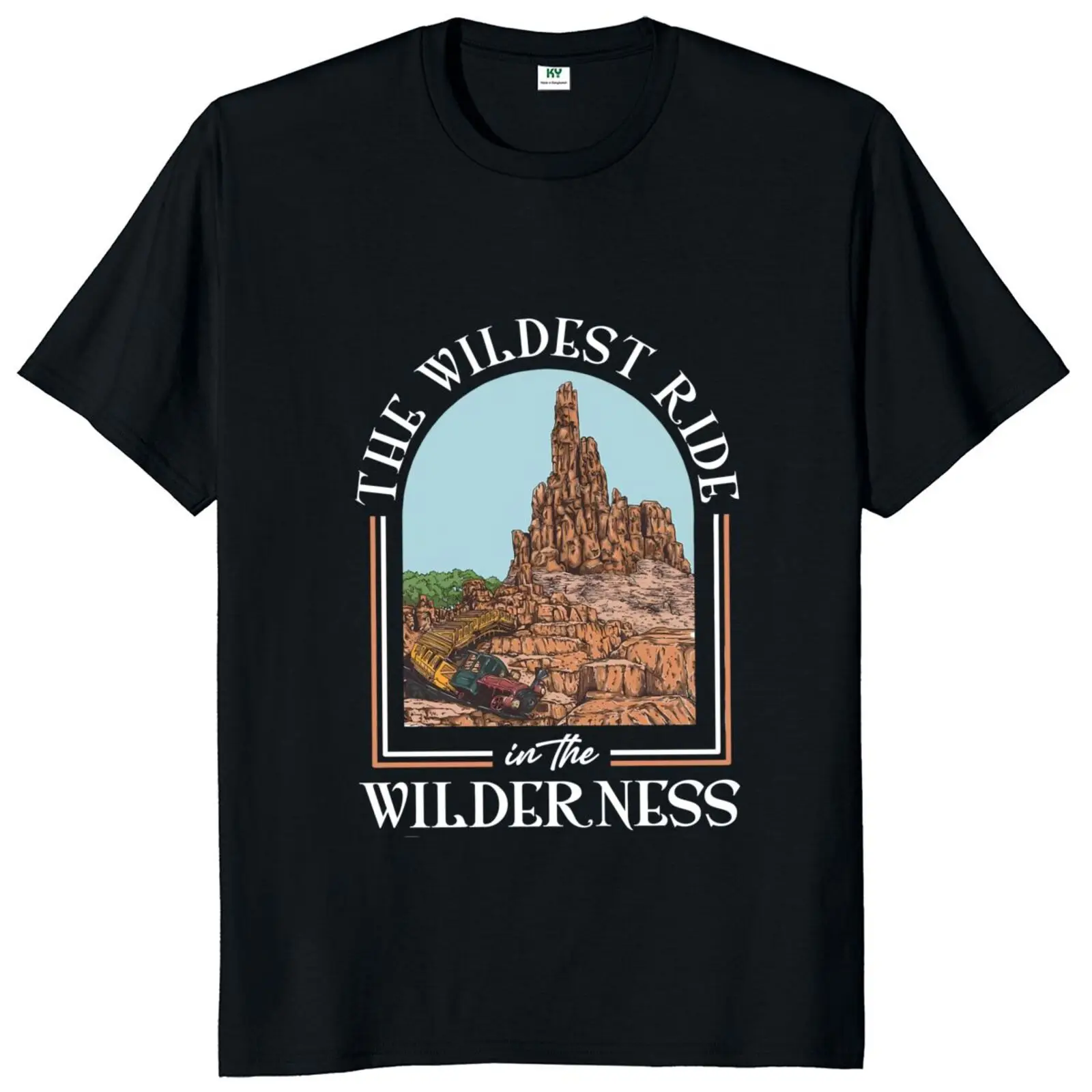 The Wildest Ride In The Wilderness T Shirt Big Thunder Mountain Happiest Place On Earth T-Shirt 100% Cotton EU Size Tops Tee