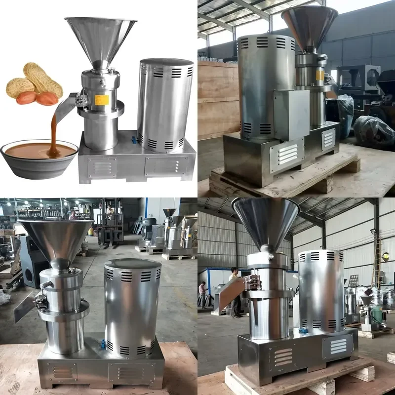 for Stainless Steel Chili Sauce Almond Butter Grinder Making Machine Meat and Bone Meal Processing Equipment