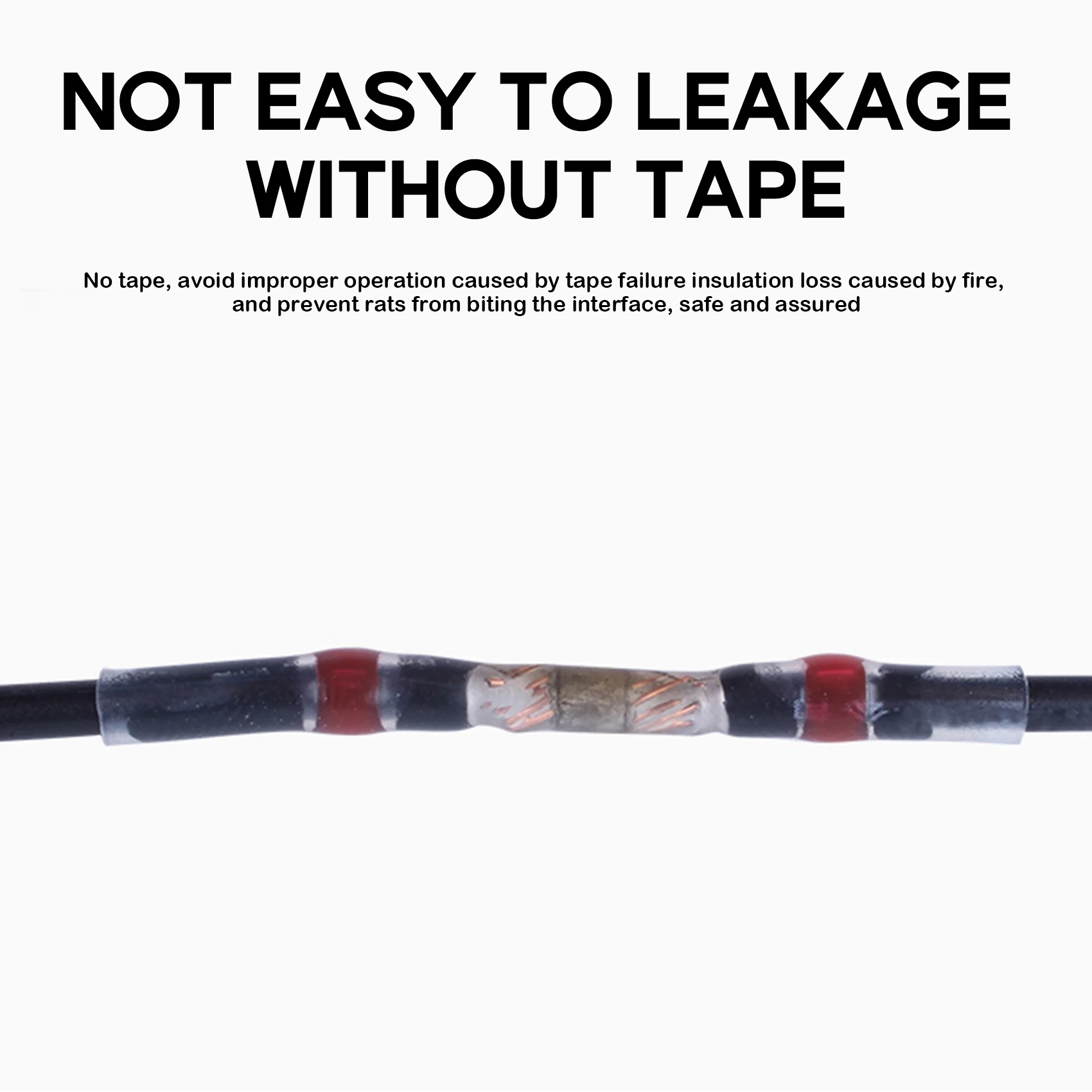 

Уникальные 50 шт. соединители для проводов с паяным уплотнением, термоусадочный стыковый соединитель, водонепроницаемые изолированные электрические стыковые клеммы для автомобилей