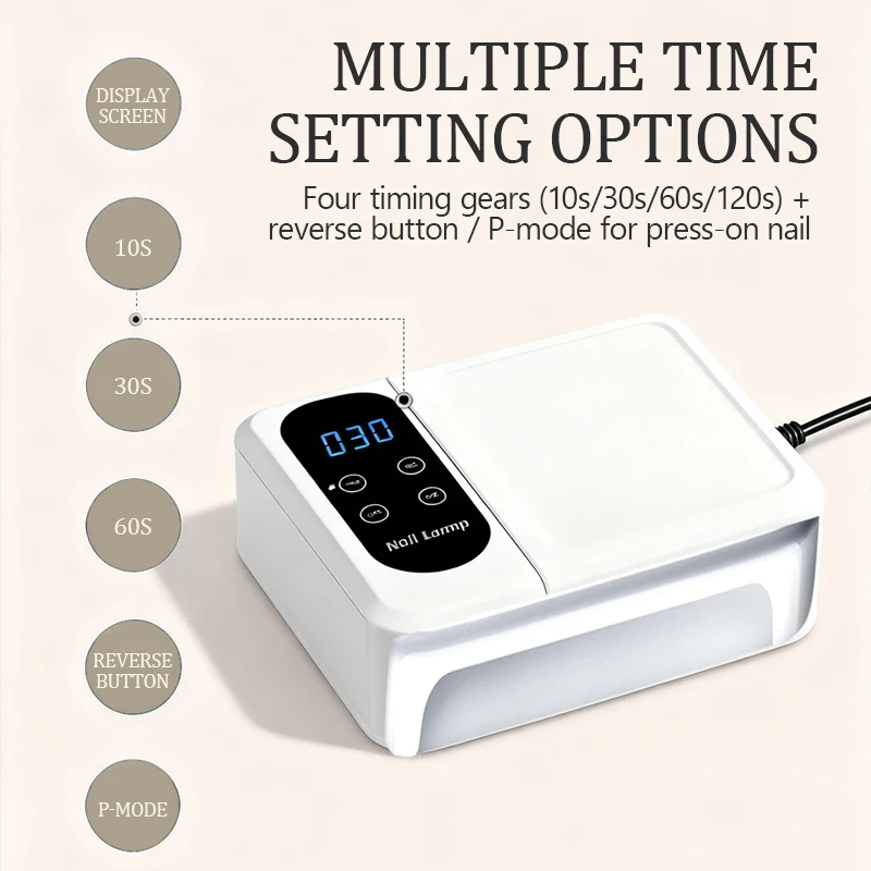 เครื่องอบเล็บเจล LED UV 138W 69 หลอด LED ระดับมืออาชีพ กำลังสูง สำหรับอบสีเจลทุกชนิด อุปกรณ์ทำเล็บมือ