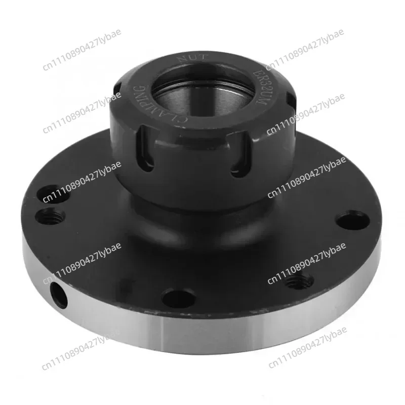 ER32-125mm(95mm)/ER40-125mm(95mm) High Accuracy 0.005mm Straight Hole Type Collet Chuck with Back Plate, ER Collet Chuck