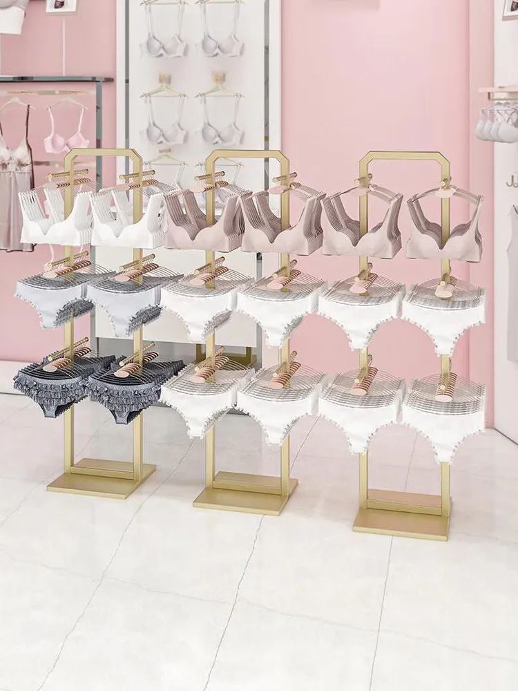 Panties, underwear shelves, display racks, stores, shopping malls, simple multi-functional bra display racks