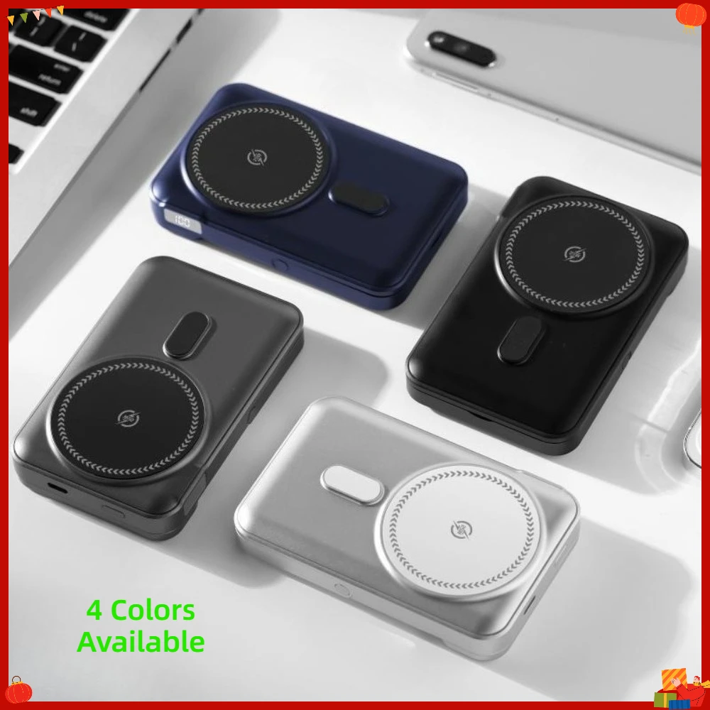 Qi2.2 25WFolding Magnetic Wireless 35W Fast Charging Hidden Stand Power Bank 10000mAh Portable Charger for iPhone Samsung Huawei