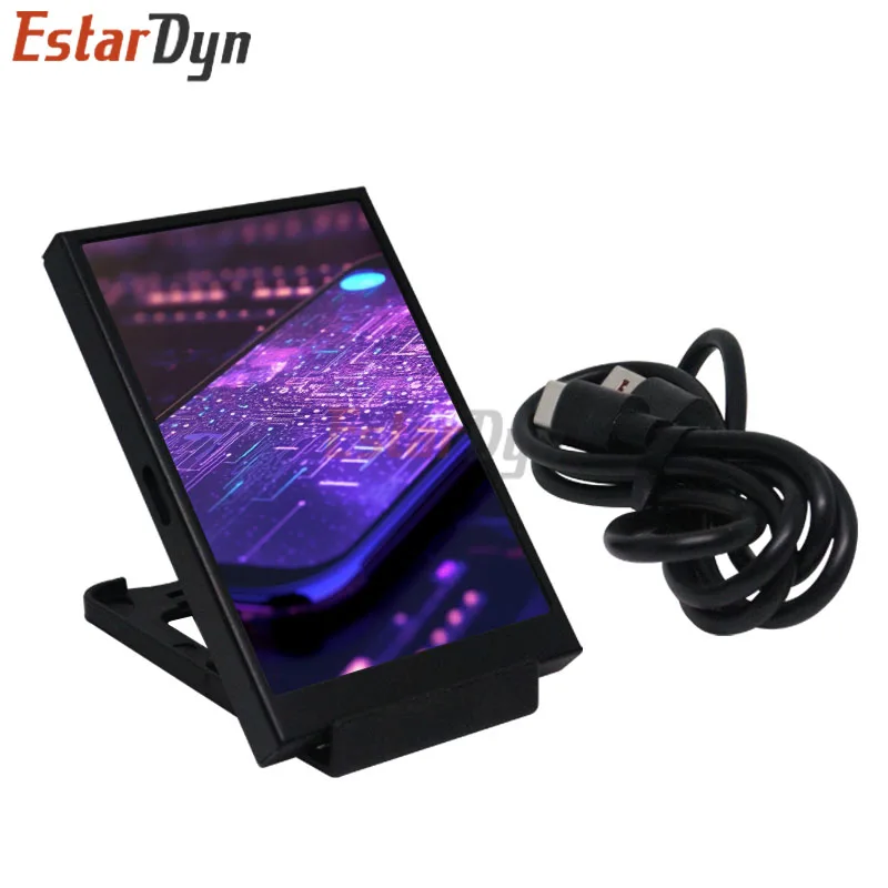 Layar Sekunder IPS Tipe C 3.5 Inci untuk Komputer CPU GPU RAM HDD Tampilan 320*480 Monitor LCD USB Bebas AIDA64 Windows 10 11